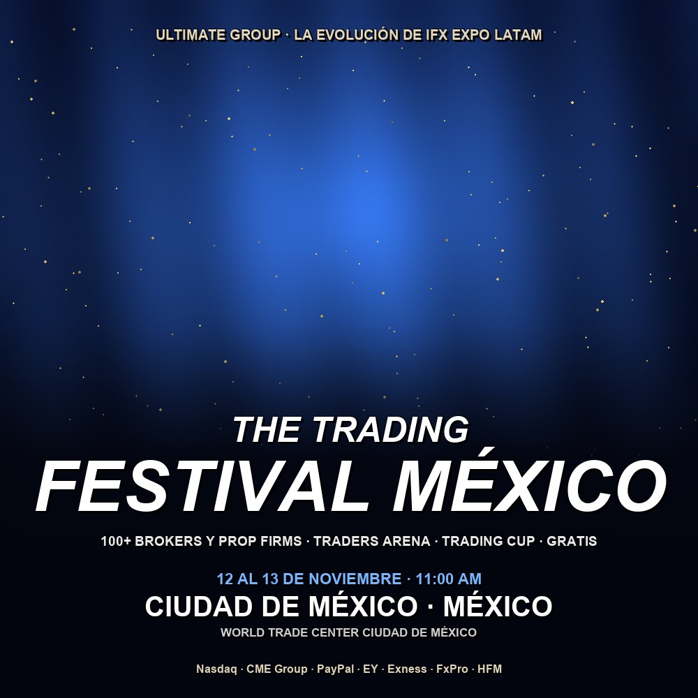 Arte del evento 📈 The Trading Festival México 2026 — brokers, prop firms y traders en el WTC
